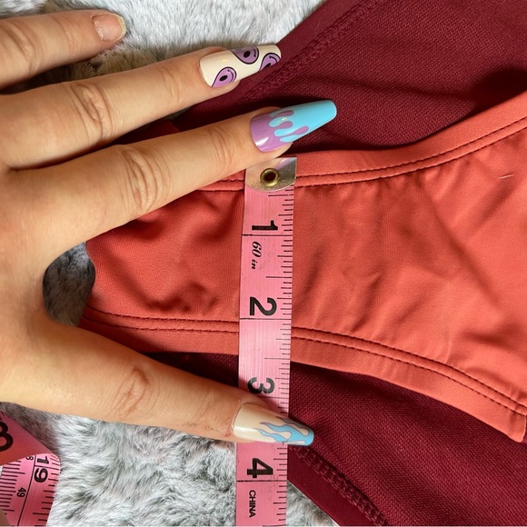 Time & Tru Colorblock Pink/Orange/Maroon Bikini Bottom Size M - NWT - Picture 12 of 12